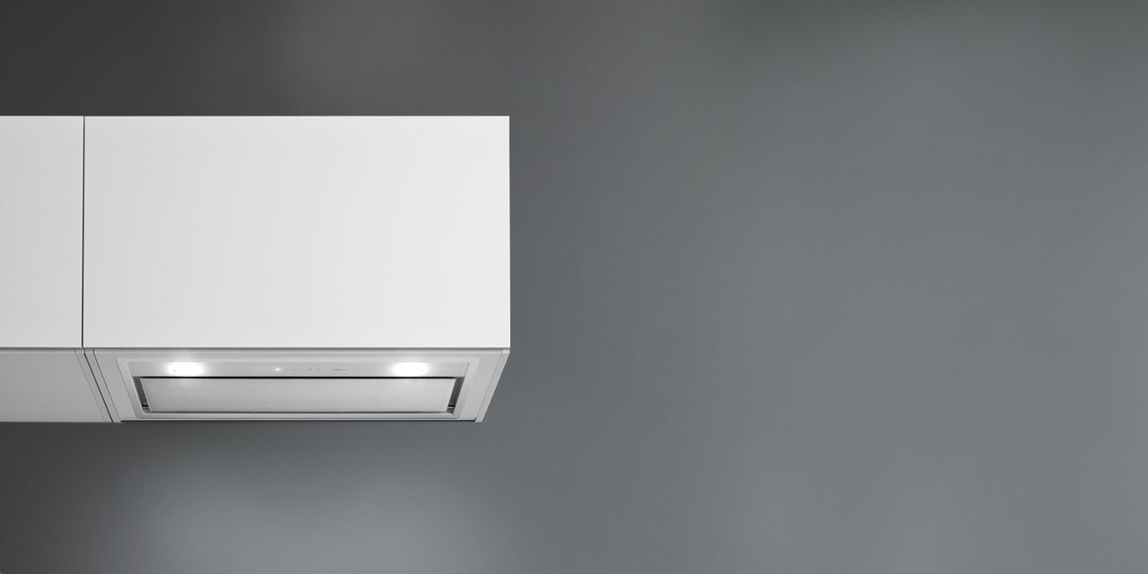 Вытяжка Falmec Design GRUPPO INCASSO MURANO 70 inox vetro bianco (800) preview 6