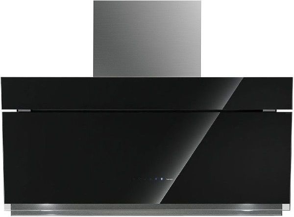 Вытяжка Falmec Design+ BUTTERFLY 90 inox vetro nero (800)