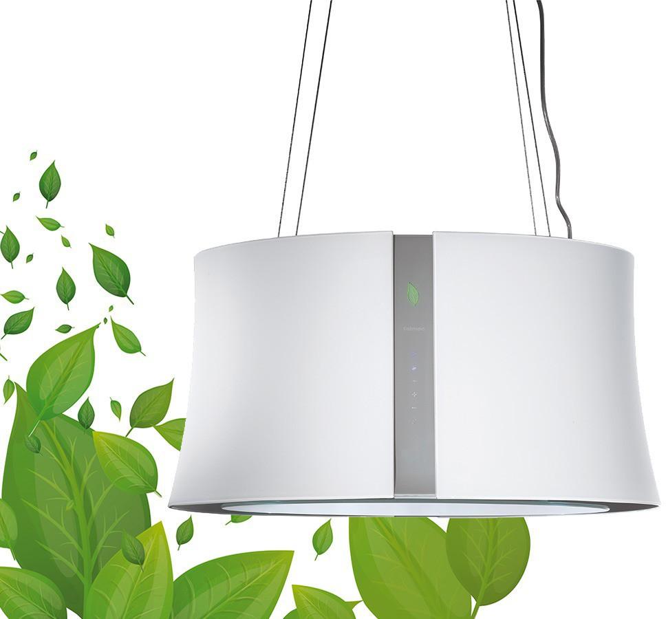 Вытяжка Falmec E.ion ZEPHIRO isola 66 vetro bianco satinato (450) preview 5