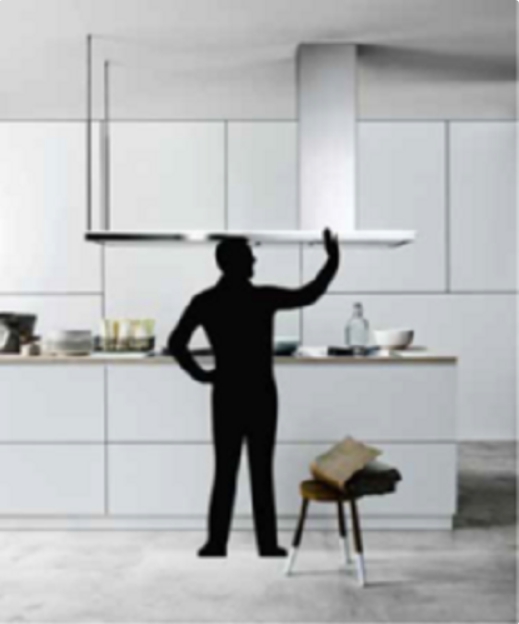 Вытяжка Falmec DESIGN LUMEN ISOLA STEEL 175 DX