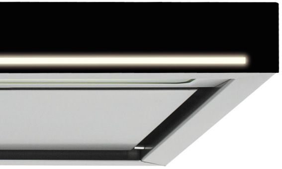 Вытяжка Falmec Design BLADE isola 90 inox vetro nero (800) preview 2