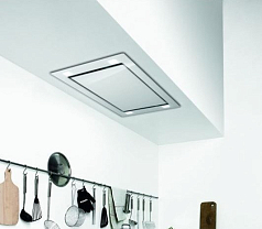 Вытяжка Falmec Design+ SIRIO soffitto 90 vetro bianco