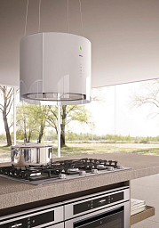 Вытяжка Falmec E.ion EOLO isola 45 vetro bianco (450)