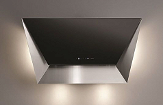 Вытяжка Falmec Design+ PRISMA 115 inox vetro nero (800)