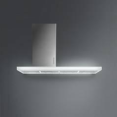 Вытяжка Falmec Fasteel LUX 120 IX vetro chiaro (800)