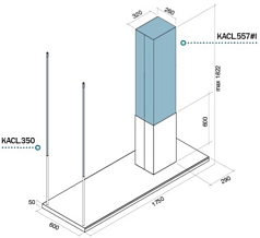 Комплект доп.тросов Falmec KACL.350 для Lumen Isola 175