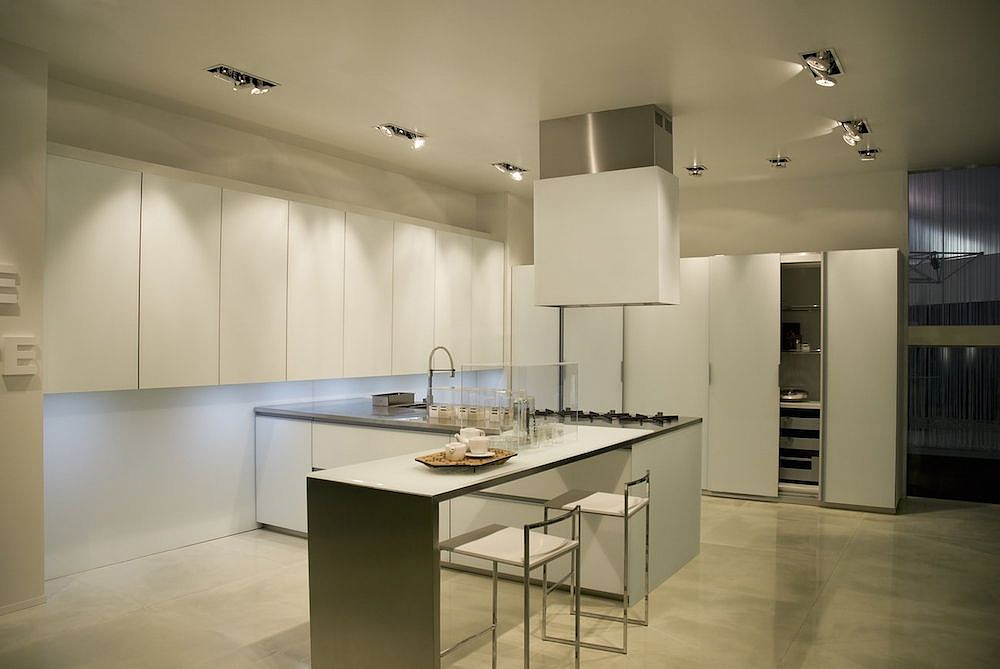 Вытяжка Falmec Design+ LAGUNA isola 90 inox vetro bianco (800) preview 6