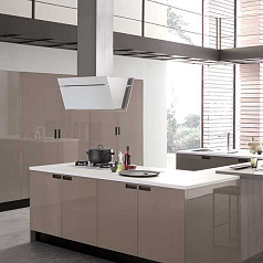Вытяжка Falmec Design+ BUTTERFLY isola 90 inox vetro bianco (800)