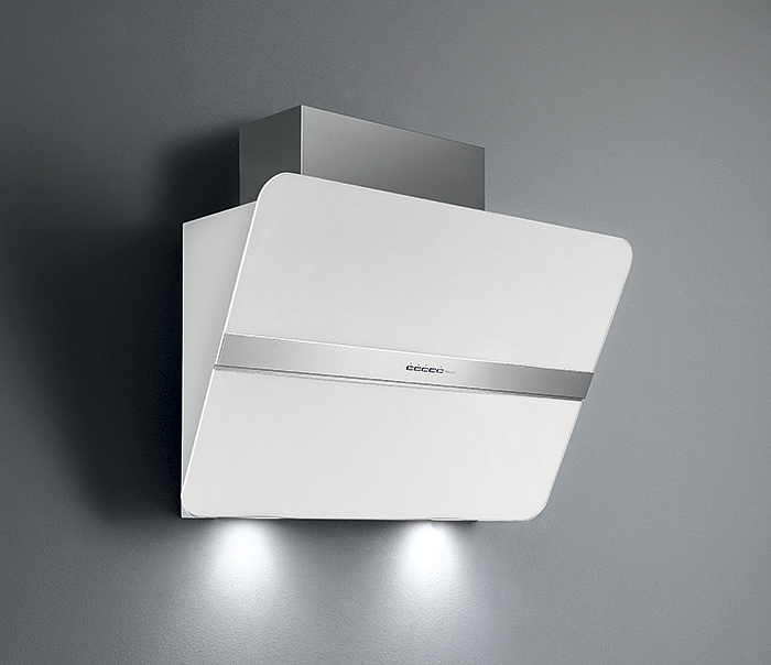 Вытяжка Falmec Silence FLIPPER NRS 85 inox vetro bianco (800) preview 3