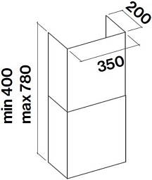 Дополнительный воздуховод Falmec KCQAN.00#J