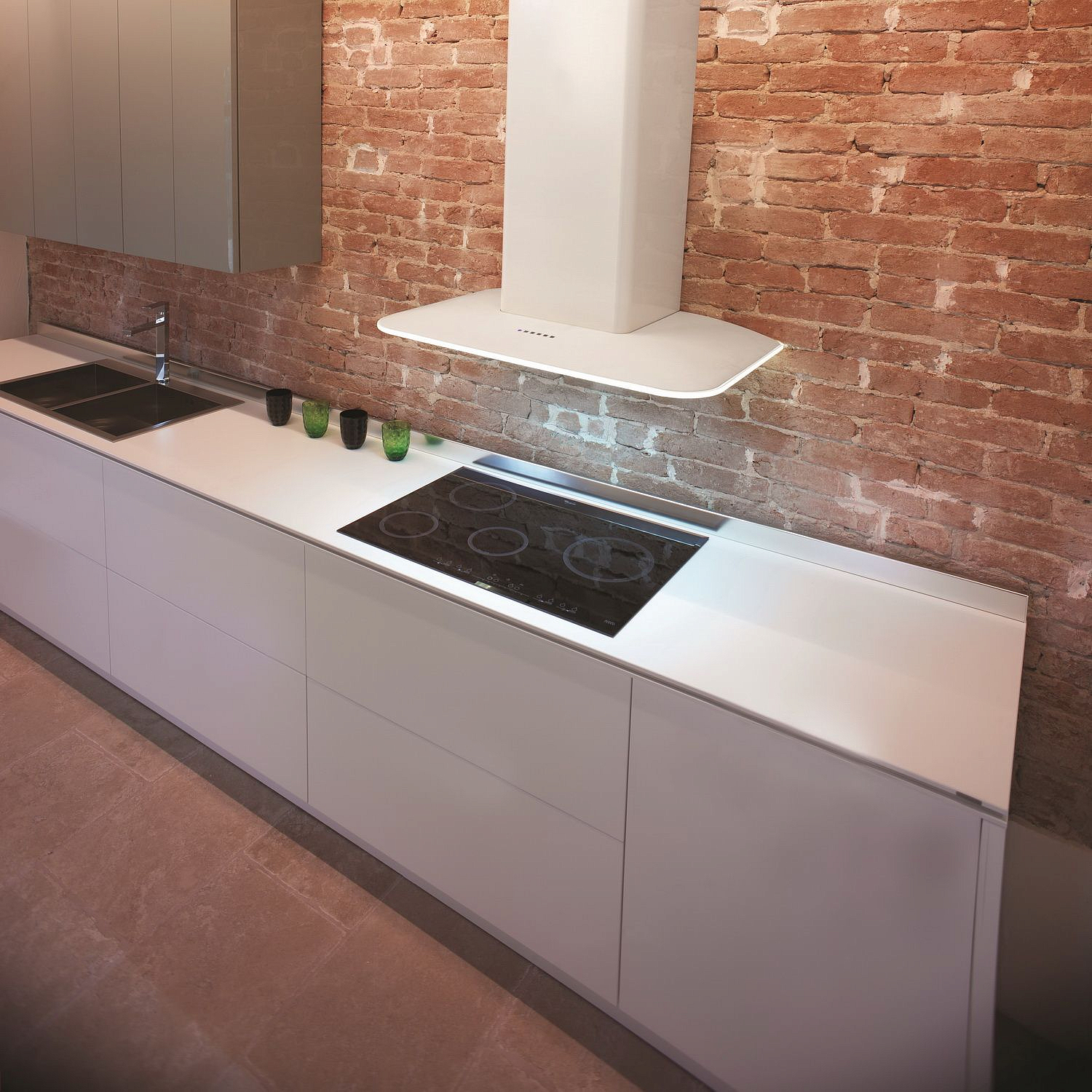 Вытяжка Falmec Silence VELA NRS 90 vetro bianco (800) preview 5