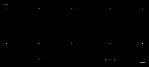 Варочная панель Falmec PIANO INDUZIONE BLACK MATT (88 х 40) Panoramic