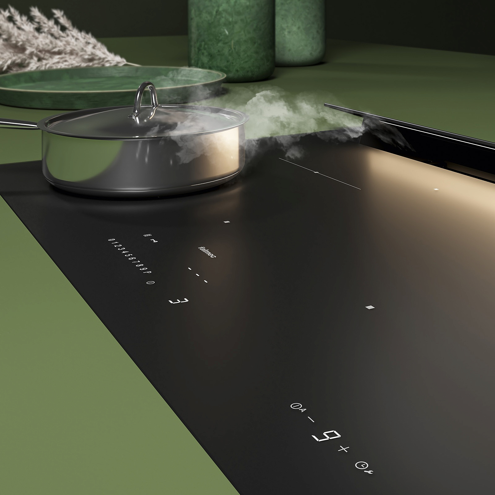 Варочная панель Falmec BRERA 75 VETRO MATT preview 2