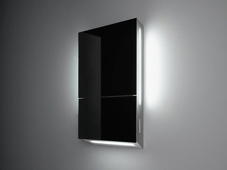 Вытяжка Falmec Design+ GHOST 60 inox vetro nero (600) preview 3