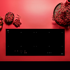 Варочная панель Falmec PIANO INDUZIONE BLACK MATT (88 х 40) Panoramic