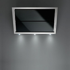 Вытяжка Falmec Design GLEAM 90 inox vetro nero (800)