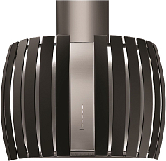 Вытяжка Falmec Design+ PRESTIGE isola 75 inox vetro nero (800)