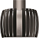 Вытяжка Falmec Design+ PRESTIGE isola 75 inox vetro nero (800)