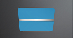 Вытяжка Falmec Design FLIPPER 85 vetro blu (800)