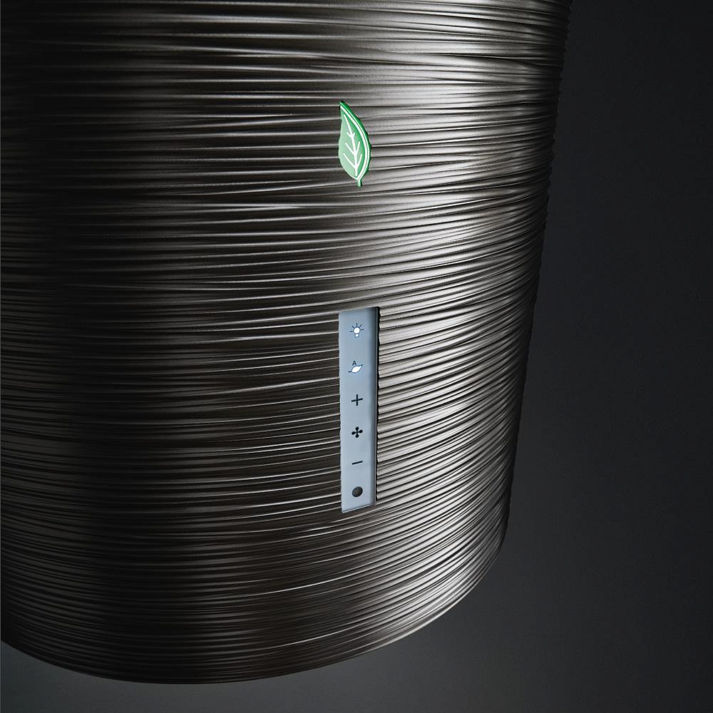 Вытяжка Falmec E.ion TWISTER isola 45 alluminio nero (450) preview 5