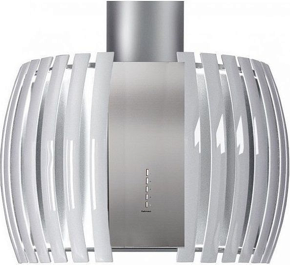 Вытяжка Falmec Design+ PRESTIGE isola 75 inox vetro bianco (800) preview 1