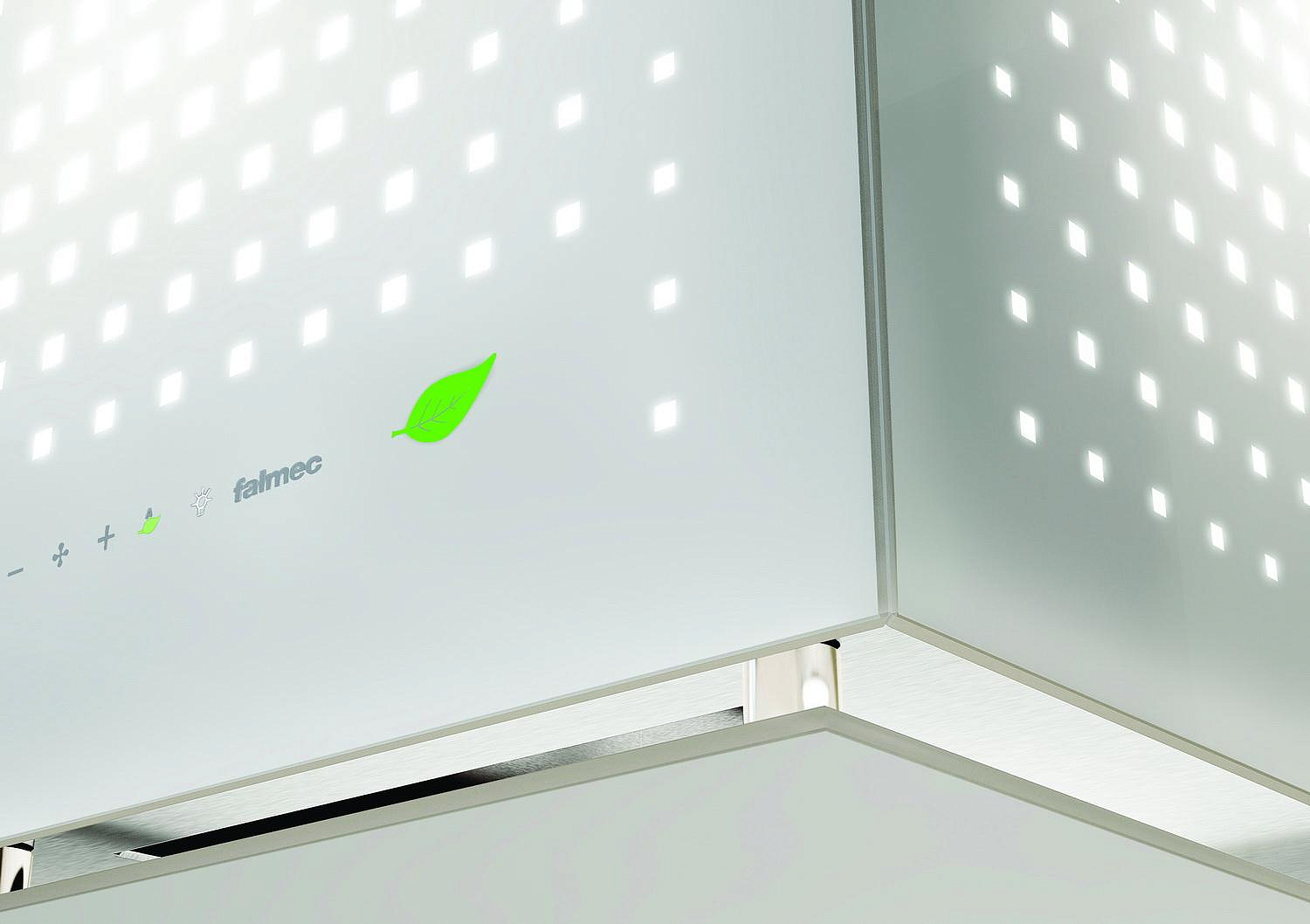 Вытяжка Falmec E.ion RUBIK isola 42 vetro bianco (450) preview 2