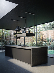 Вытяжка Falmec CIRCLE.TECH SPAZIO ISOLA black (600)