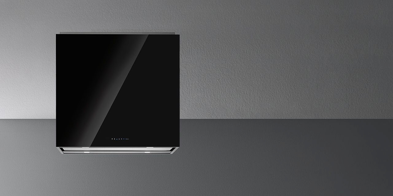 Вытяжка Falmec Design+ LAGUNA 90 inox vetro nero (800) preview 2