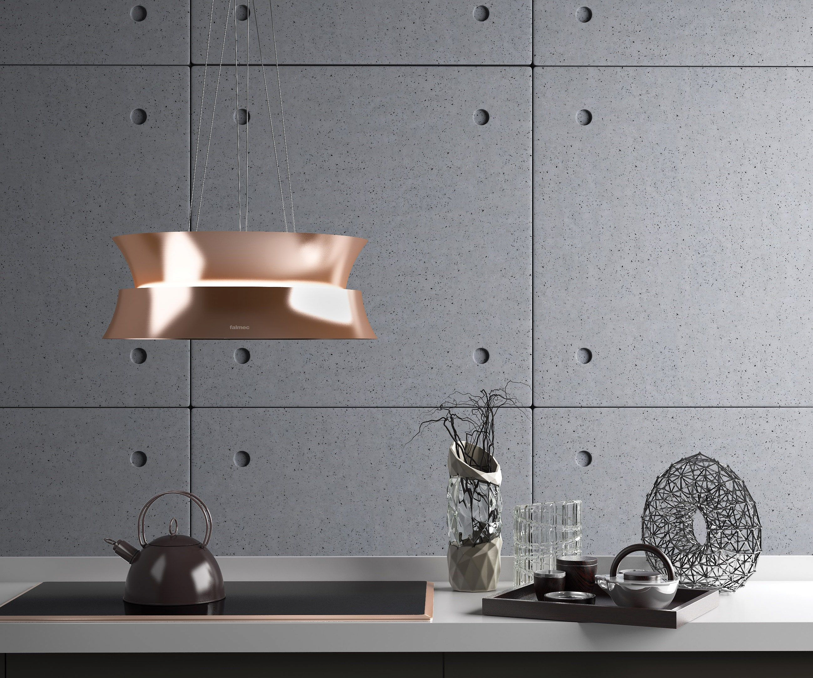 Вытяжка Falmec Circle.Tech DAMA isola 60 rame anticato (600) preview 5