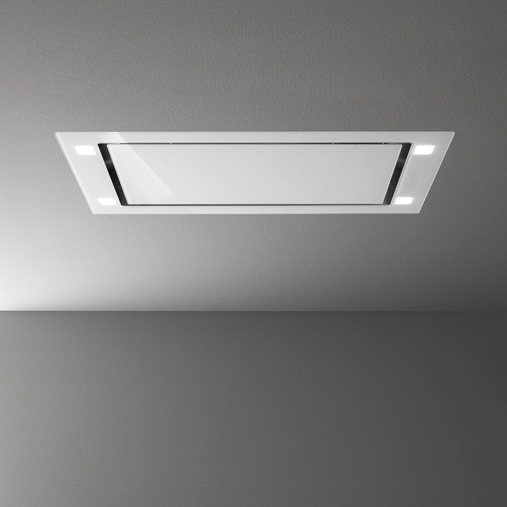 Вытяжка Falmec Design+ SIRIO soffitto 90 vetro bianco preview 2