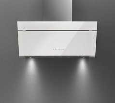 Вытяжка Falmec Design+ BUTTERFLY 90 inox vetro bianco (800)