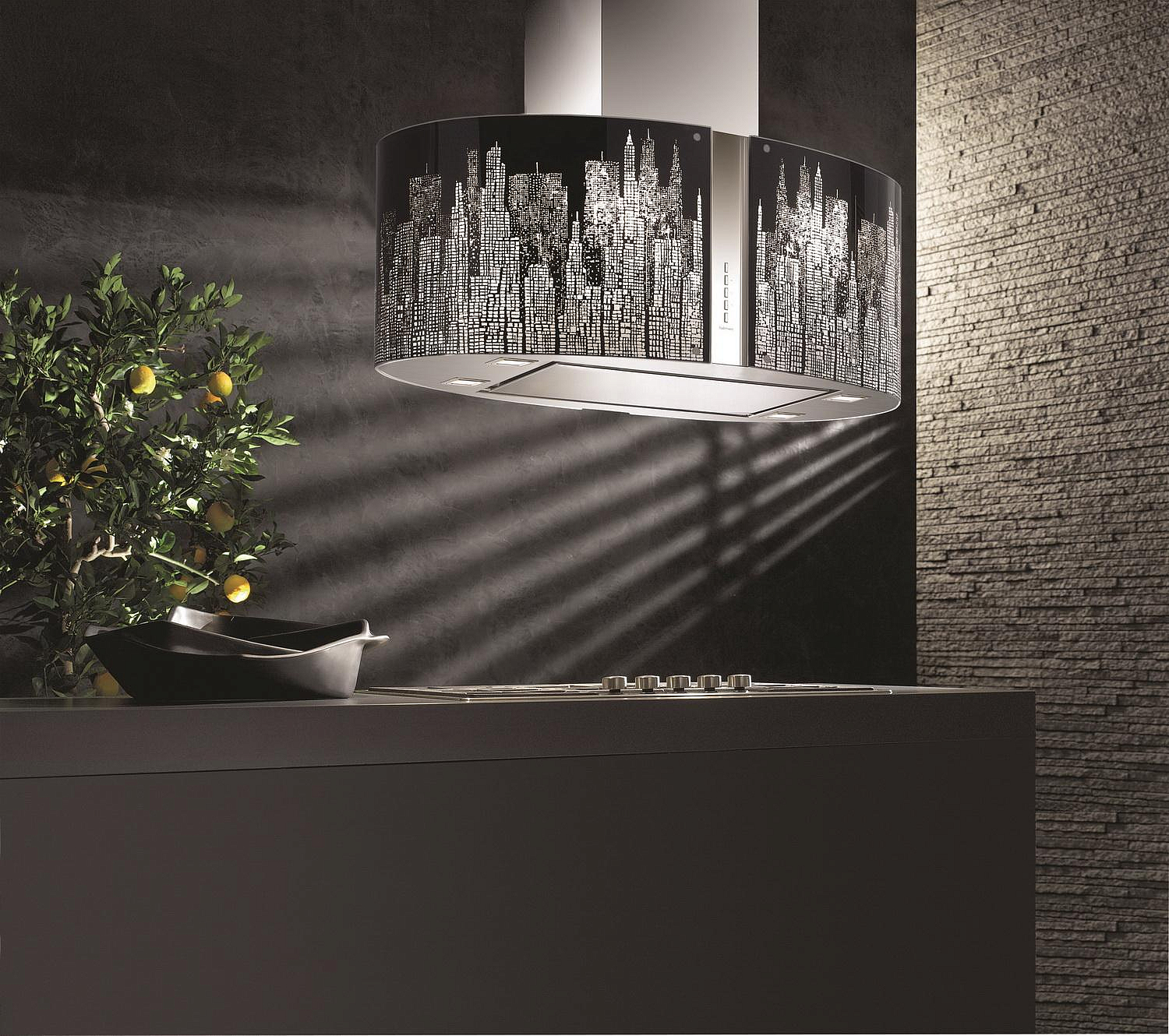 Вытяжка Falmec Mirabilia MANHTTAN isola 85 vetro (800) preview 2