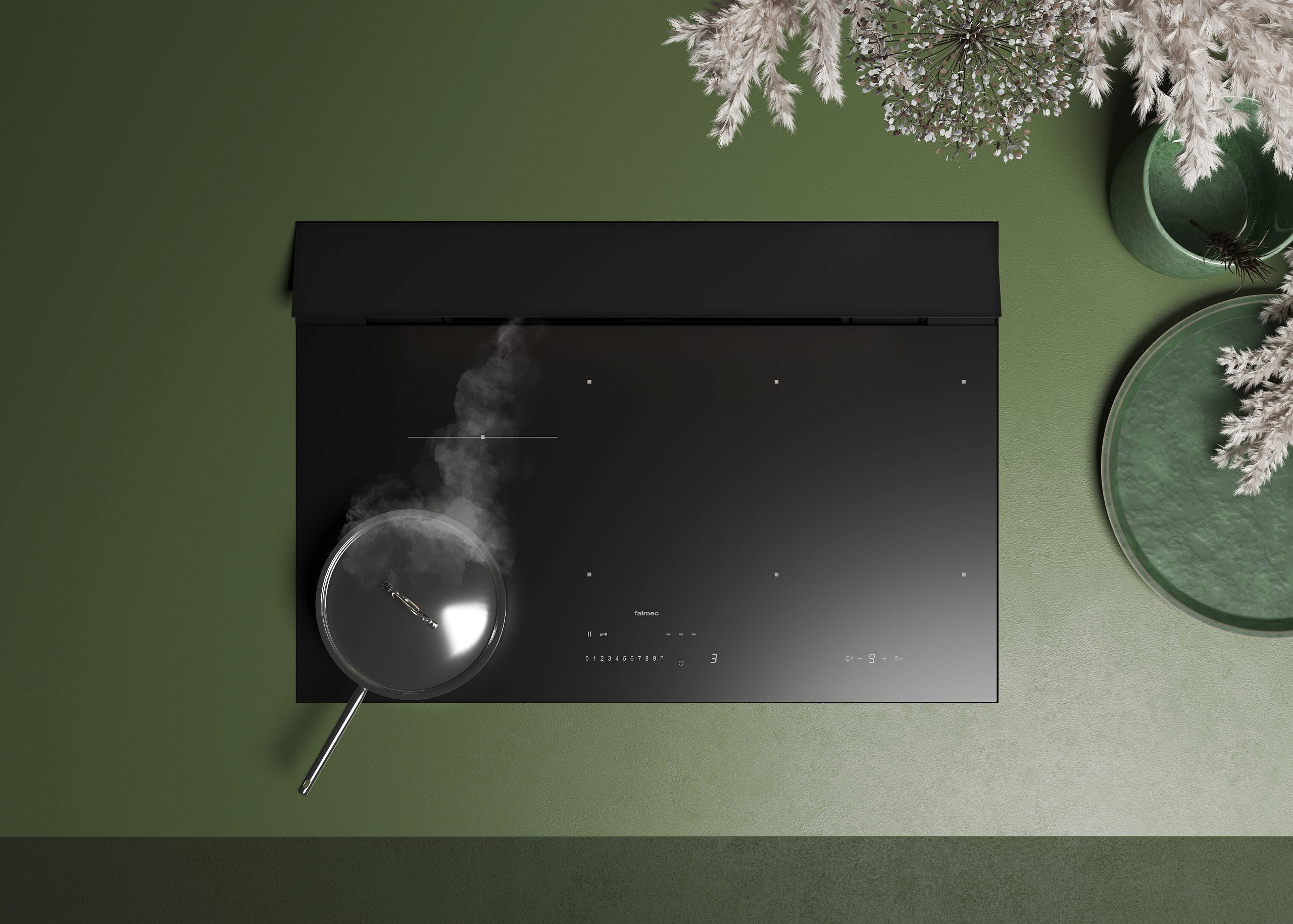 Варочная панель Falmec BRERA 75 VETRO MATT preview 1