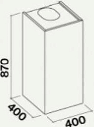 Вытяжка Falmec Mira (Plus) Black 40 (800)