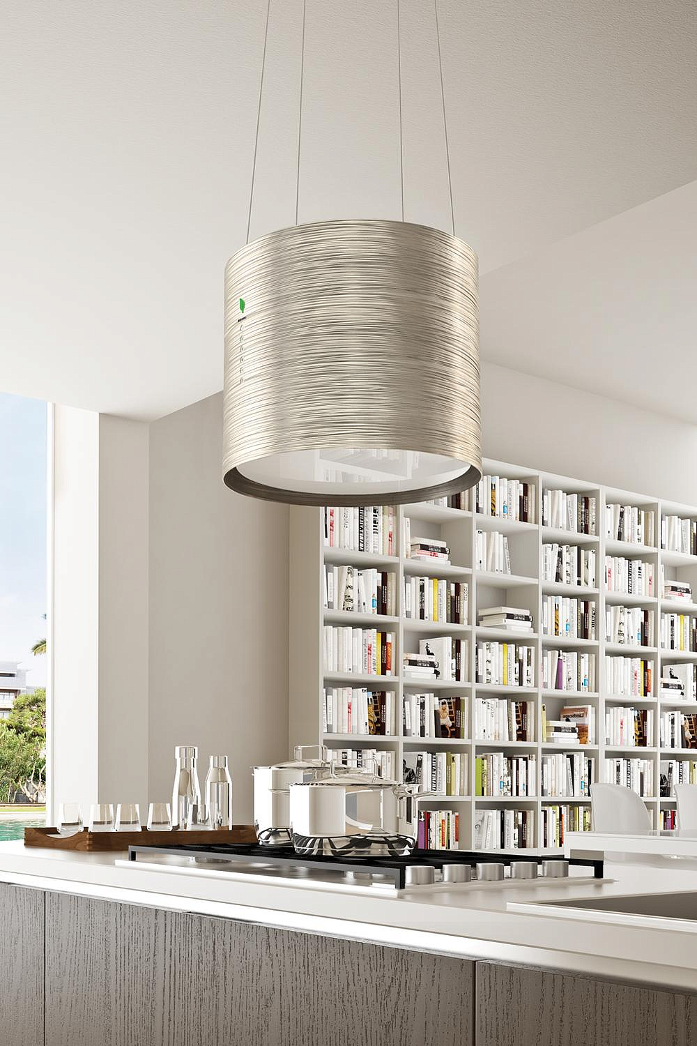 Вытяжка Falmec E.ion TWISTER isola 45 titanio (450) preview 3