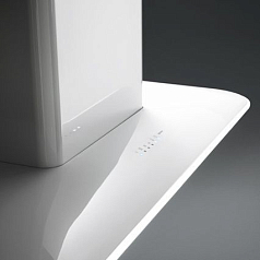 Вытяжка Falmec Silence VELA NRS isola 100 vetro bianco (800)