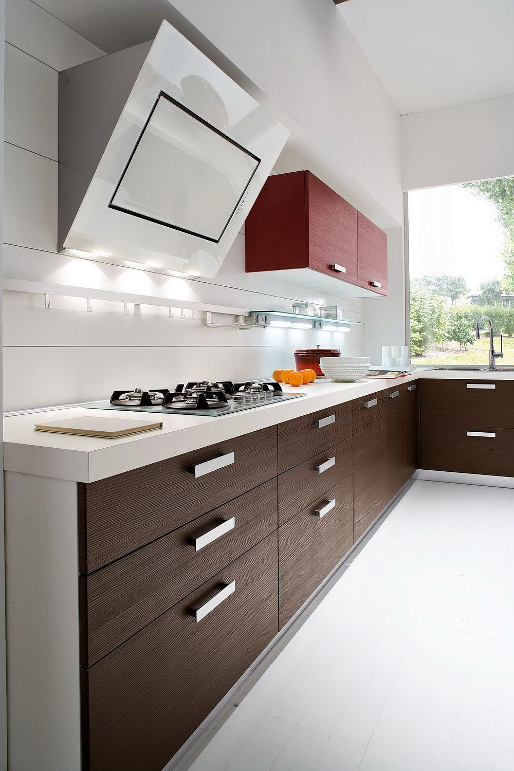 Вытяжка Falmec Design QUASAR 120 inox vetro bianco (800) preview 5