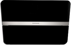 Вытяжка Falmec Silence FLIPPER NRS 85 inox vetro nero (800)