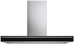 Вытяжка Falmec Silence LUMINA NRS isola 90 inox vetro nero (800)