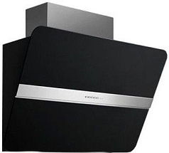Вытяжка Falmec Silence FLIPPER NRS 85 inox vetro nero (800)