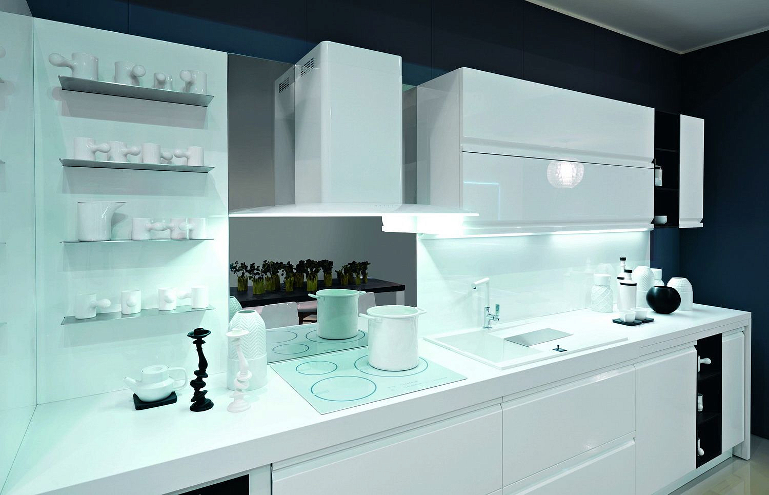 Вытяжка Falmec Silence VELA NRS 90 vetro bianco (800) preview 4