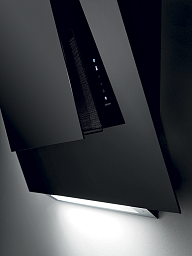 Вытяжка Falmec Silence ARIA NRS 80 inox vetro nero (800)