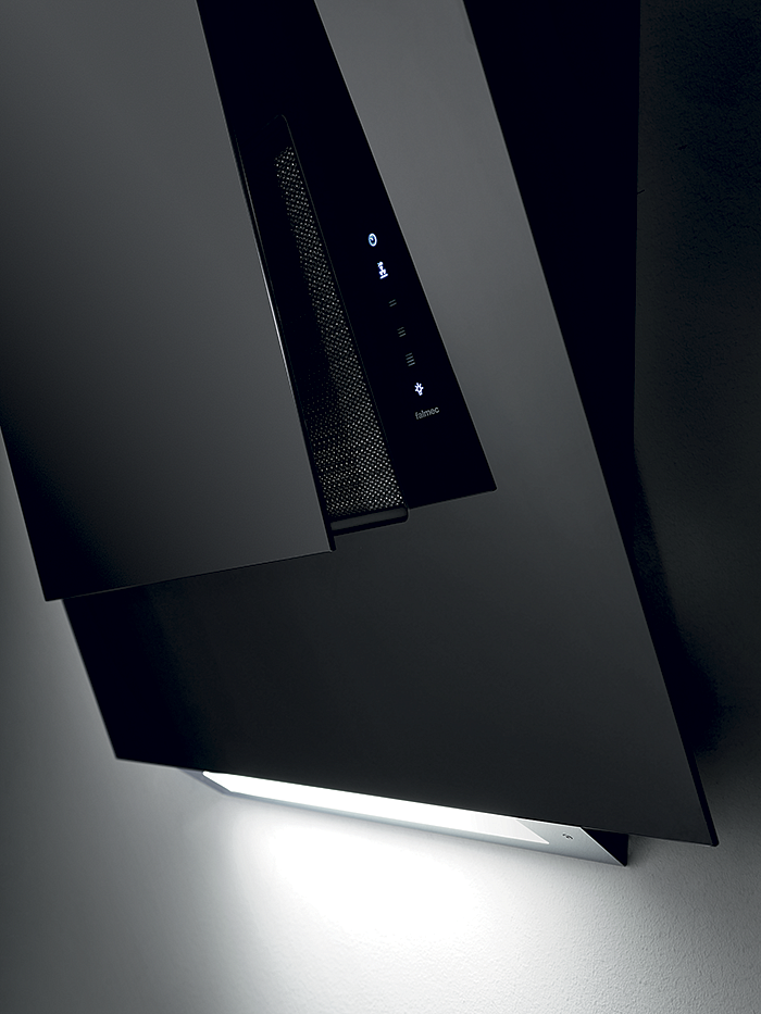 Вытяжка Falmec Silence ARIA NRS 80 inox vetro nero (800) preview 3