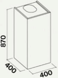 Вытяжка Falmec Mira Black 40 (800)