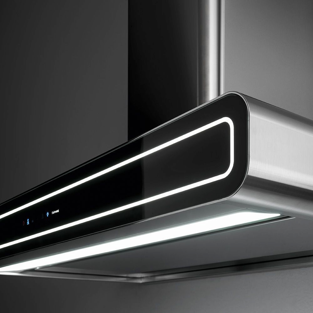 Вытяжка Falmec Design IMAGO 90 inox vetro nero (800) preview 5