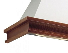 Вытяжка Falmec Classic TEMPO ANTICO angolo 100*100 rovere (600)