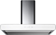 Вытяжка Falmec Design IMAGO isola 90 inox vetro bianco (800)