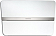 Вытяжка Falmec Silence FLIPPER NRS 85 inox vetro bianco (800)