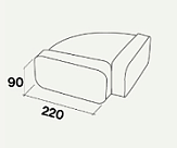 Переходник угловой Falmec KACL.367