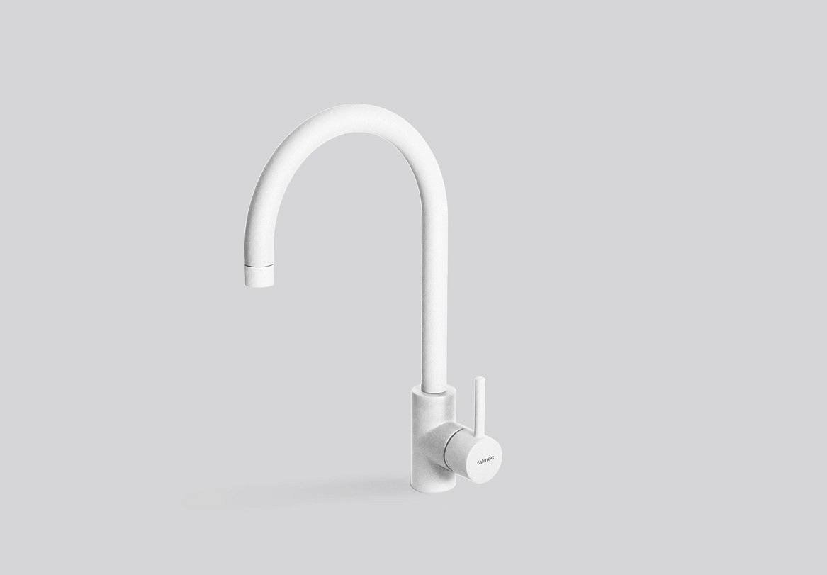 Смеситель Falmec Iseo Round Painted white preview 6